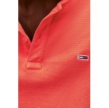 TOMMY JEANS SLIM ESSENTIAL GD POLO T-SHIRT ΜΠΛΟΥΖΑ ΑΝΔΡΙΚΗ ORANGE