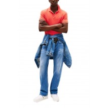 TOMMY JEANS SLIM ESSENTIAL GD POLO T-SHIRT ΜΠΛΟΥΖΑ ΑΝΔΡΙΚΗ ORANGE