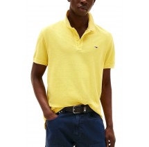 TOMMY JEANS SLIM ESSENTIAL GD POLO T-SHIRT ΜΠΛΟΥΖΑ ΑΝΔΡΙΚΗ YELLOW