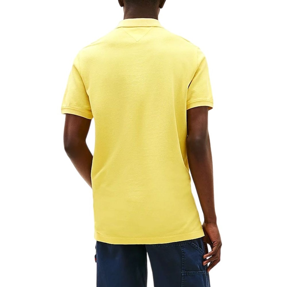 TOMMY JEANS SLIM ESSENTIAL GD POLO T-SHIRT ΜΠΛΟΥΖΑ ΑΝΔΡΙΚΗ YELLOW