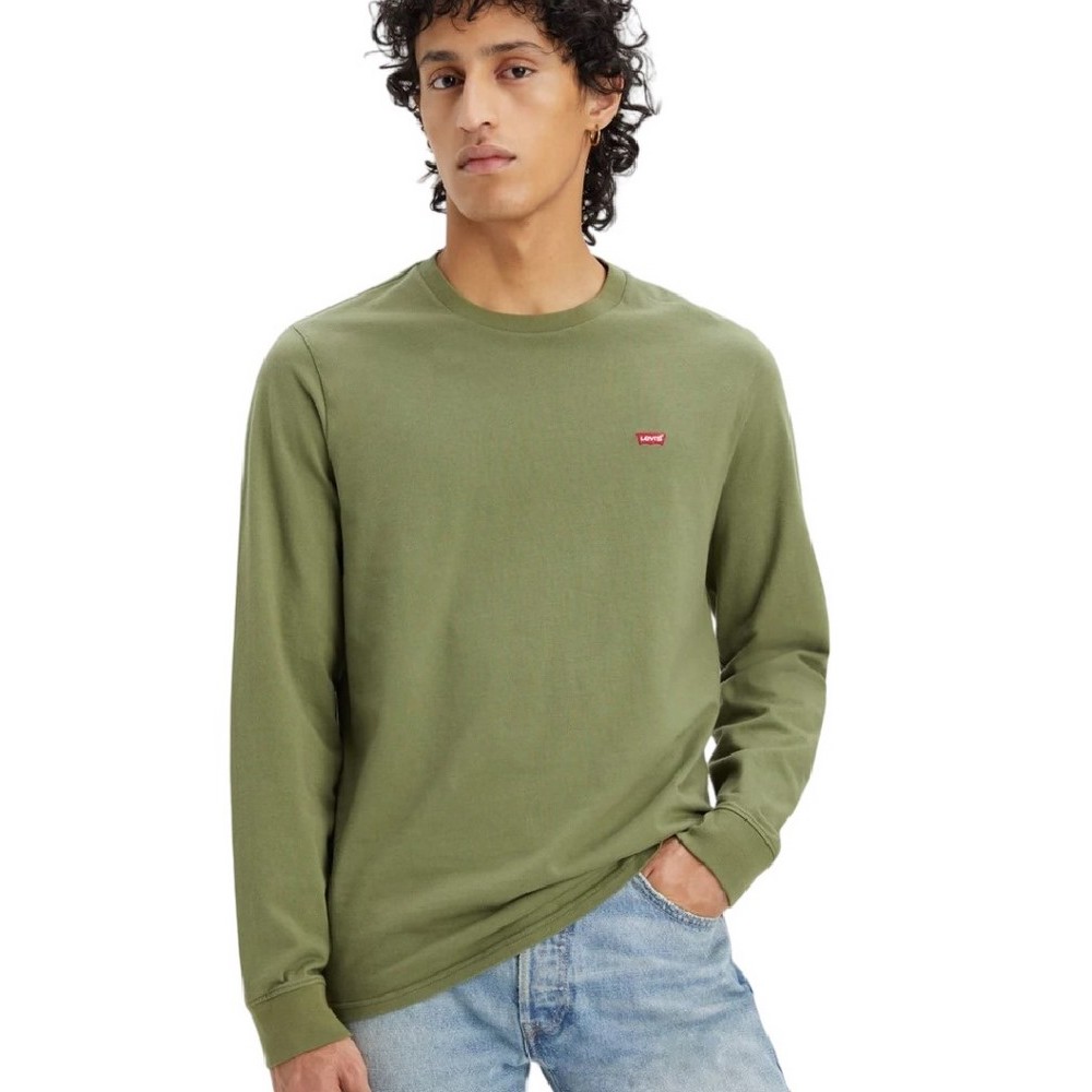 LEVIS ORIGINAL HM TEE 728480022 T-SHIRT ΜΠΛΟΥΖΑ ΑΝΔΡΙΚΗ KHAKI