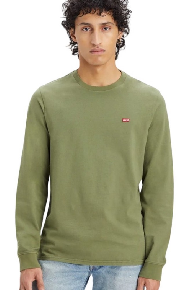 LEVIS® ORIGINAL HOUSEMARK LONG SLEEVE TEE ΜΠΛΟΥΖΑ ΑΝΔΡΙΚΗ KHAKI
