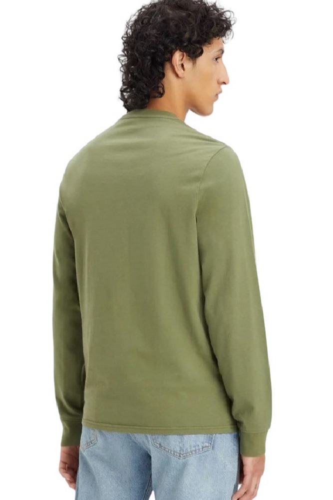 LEVIS® ORIGINAL HOUSEMARK LONG SLEEVE TEE ΜΠΛΟΥΖΑ ΑΝΔΡΙΚΗ KHAKI