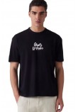 GUESS CN PATCH AT BACK TEE T-SHIRT ΜΠΛΟΥΖΑ ΑΝΔΡΙΚΗ BLACK