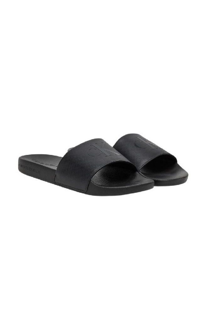 CALVIN KLEIN JEANS SLIDE AOP PRINT ΠΑΝΤΟΦΛΕΣ ΑΝΔΡΙΚΕΣ BLACK