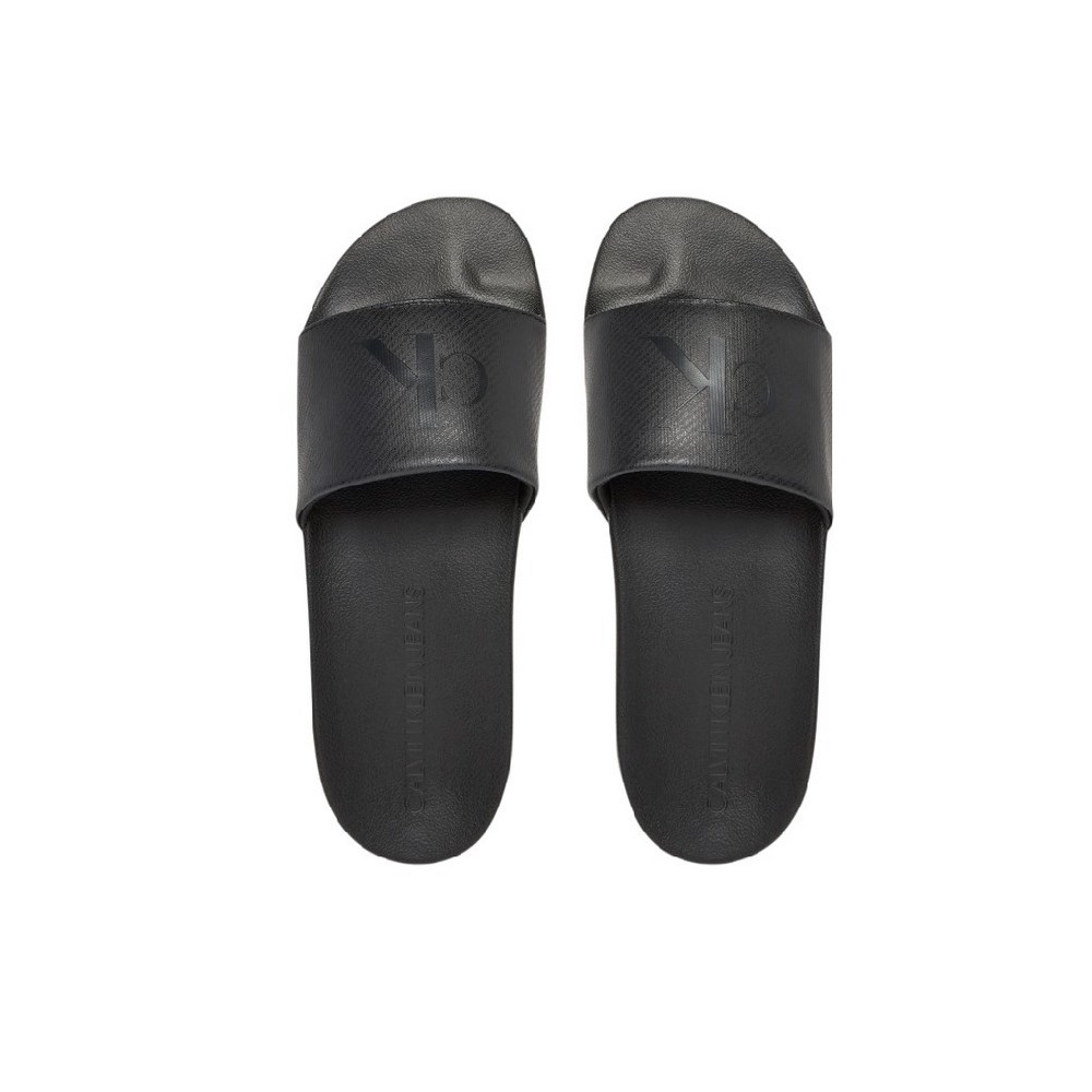 CALVIN KLEIN JEANS SLIDE AOP PRINT ΠΑΝΤΟΦΛΕΣ ΑΝΔΡΙΚΕΣ BLACK