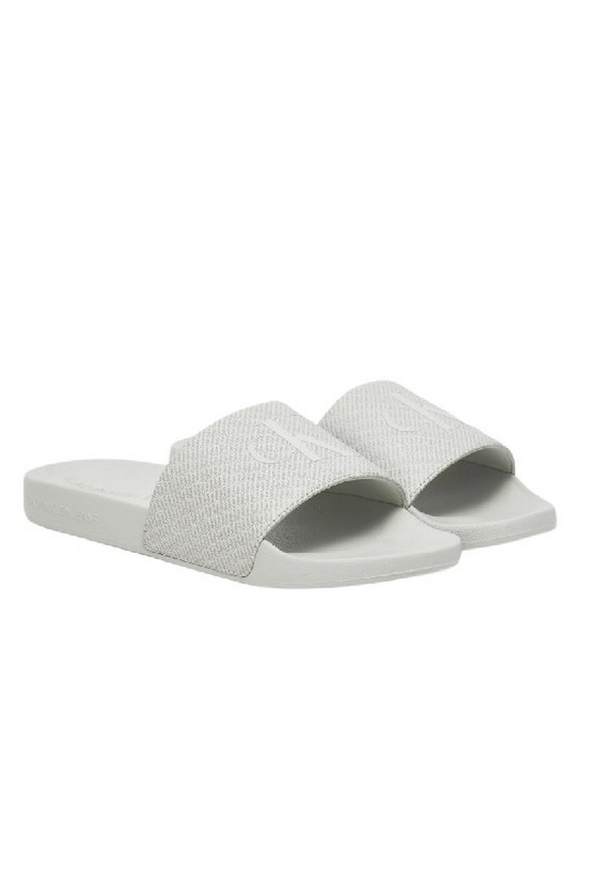 CALVIN KLEIN JEANS SLIDE AOP PRINT ΠΑΝΤΟΦΛΕΣ ΑΝΔΡΙΚΕΣ GREY