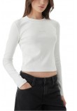 CALVIN KLEIN JEANS A MONOGRAM BABY T-SHIRT  ΜΠΛΟΥΖΑ ΓΥΝΑΙΚΕΙΑ BRIGHT WHITE
