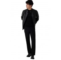 GUESS PU LEATHER BIKER ΜΠΟΥΦΑΝ ΑΝΔΡΙΚΟ BLACK