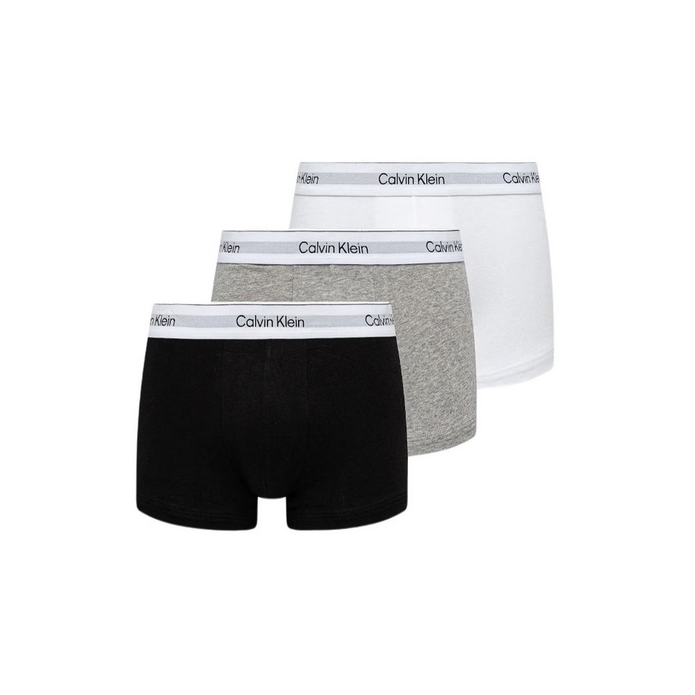 CALVIN KLEIN LOW RISE TRUNK 3PK ΕΣΩΡΟΥΧΟ ΑΝΔΡΙΚΟ BLK/GREY/WHIT