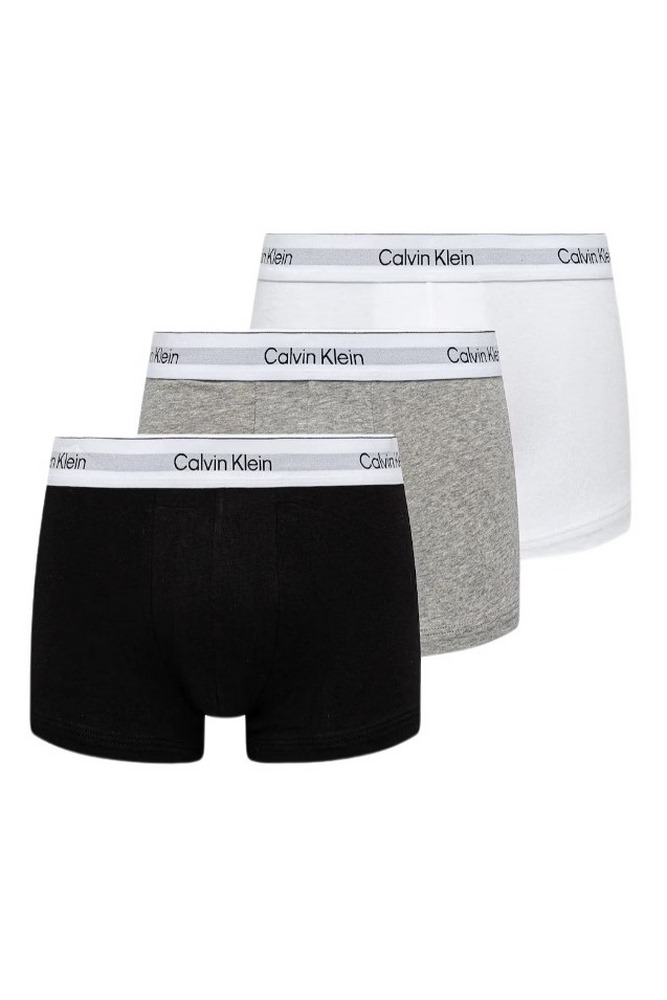 CALVIN KLEIN LOW RISE TRUNK 3PK ΕΣΩΡΟΥΧΟ ΑΝΔΡΙΚΟ BLK/GREY/WHIT