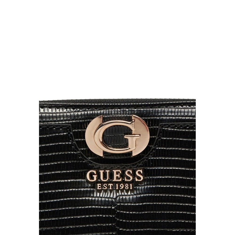 GUESS ORLINA SLG MEDIUM ZIP AROUND ΠΟΡΤΟΦΟΛΙ ΓΥΝΑΙΚΕΙΟ BLACK