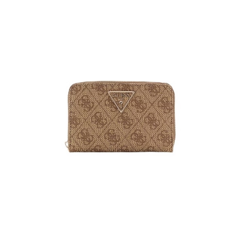 GUESS LAUREL SLG MEDIUM ZIP AROUND ΠΟΡΤΟΦΟΛΙ ΓΥΝΑΙΚΕΙΟ LATTE