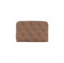 GUESS LAUREL SLG MEDIUM ZIP AROUND ΠΟΡΤΟΦΟΛΙ ΓΥΝΑΙΚΕΙΟ LATTE