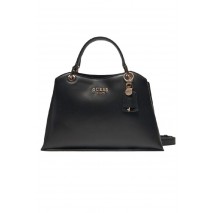 GUESS ECO EVAINE GIRLFRIEND SATCHEL ΤΣΑΝΤΑ ΓΥΝΑΙΚΕΙΑ BLACK