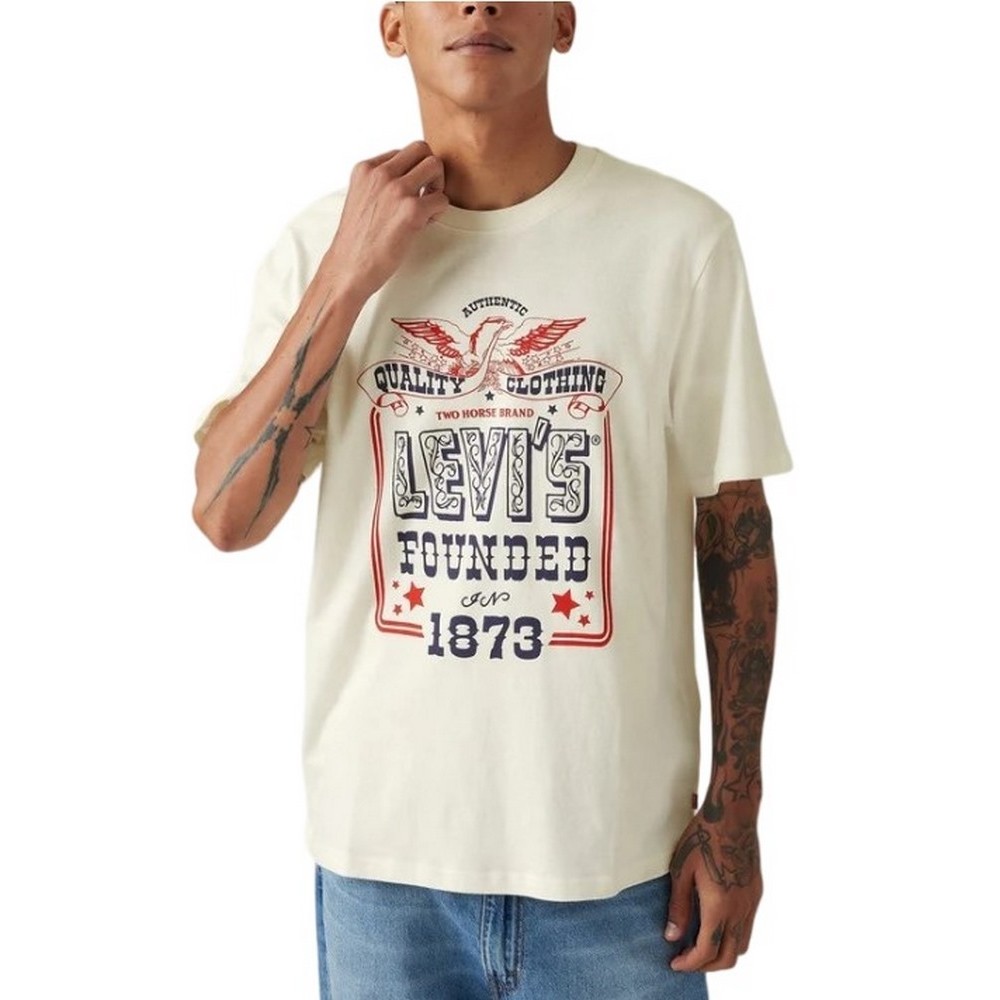 LEVIS SS RELAXED FIT TEE 161431924 T-SHIRT ΜΠΛΟΥΖΑ ΑΝΔΡΙΚΗ NEUTRALS