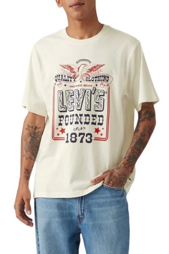 LEVIS SS RELAXED FIT TEE 161431924 T-SHIRT ΜΠΛΟΥΖΑ ΑΝΔΡΙΚΗ NEUTRALS