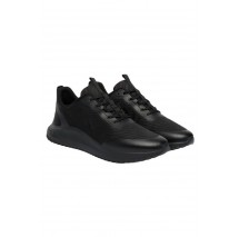 CALVIN KLEIN EVA RUNNER LACE UP MAT MIX ΠΑΠΟΥΤΣΙ ΑΝΔΡΙΚΟ BLACK