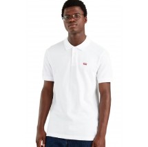 LEVI'S HM POLO T-SHIRT ΜΠΛΟΥΖΑ ΑΝΔΡΙΚΗ WHITE