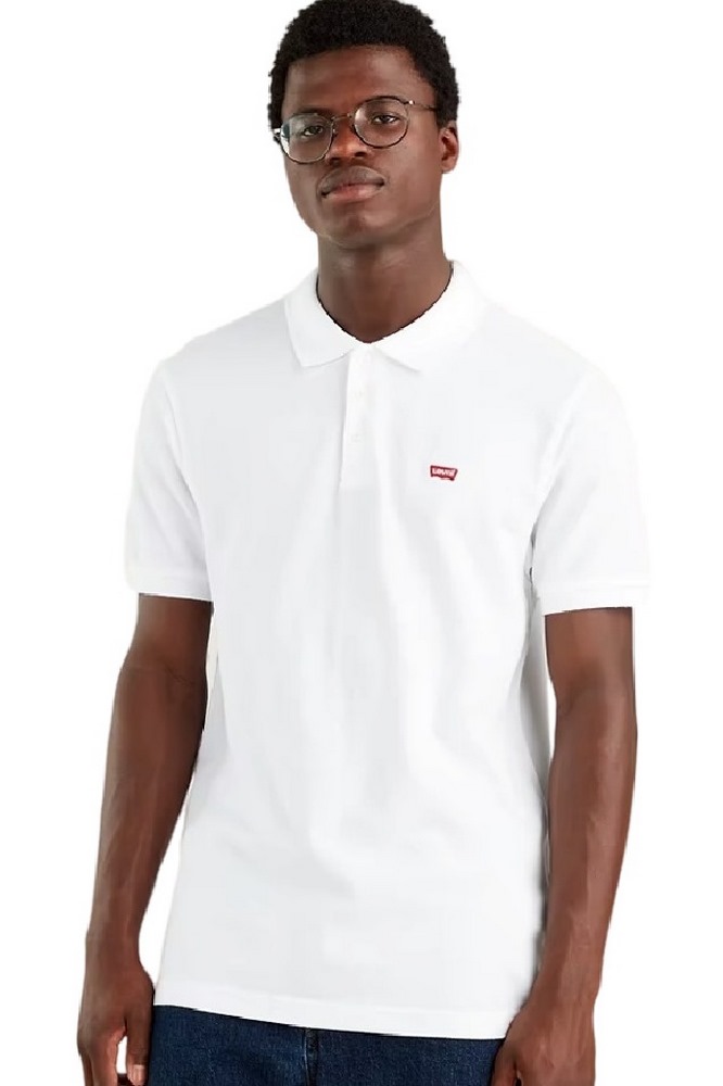 LEVI'S HM POLO T-SHIRT ΜΠΛΟΥΖΑ ΑΝΔΡΙΚΗ WHITE