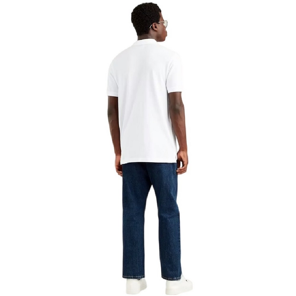 LEVI'S HM POLO T-SHIRT ΜΠΛΟΥΖΑ ΑΝΔΡΙΚΗ WHITE