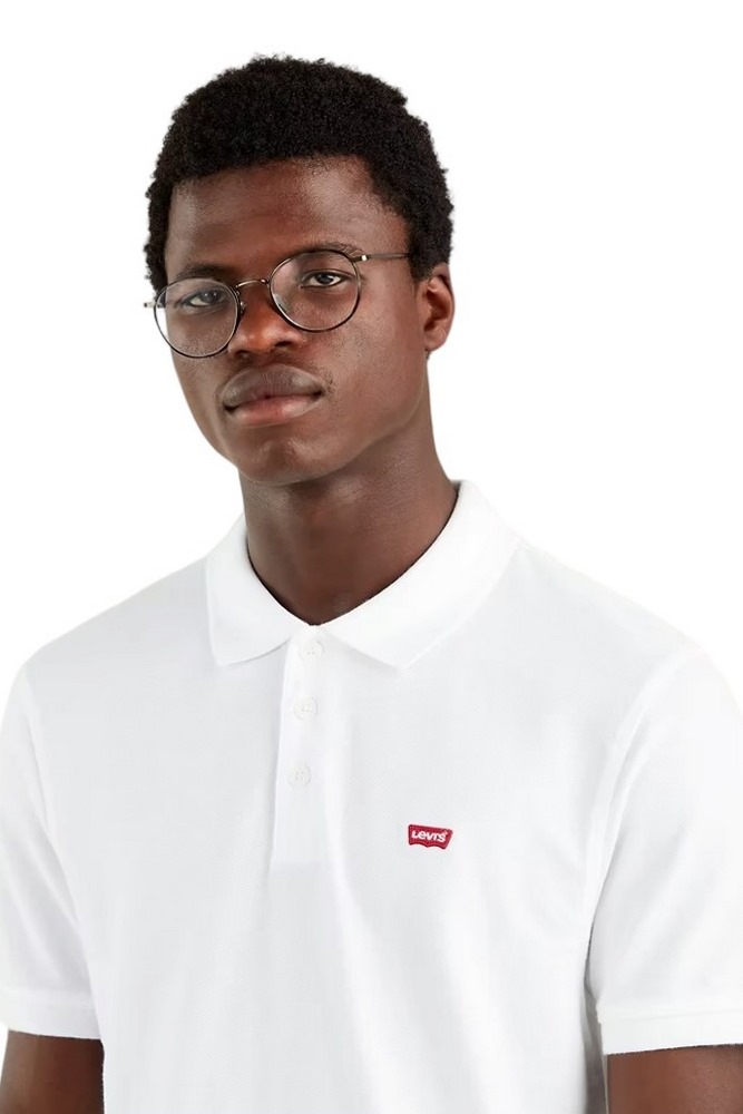 LEVI'S HM POLO T-SHIRT ΜΠΛΟΥΖΑ ΑΝΔΡΙΚΗ WHITE