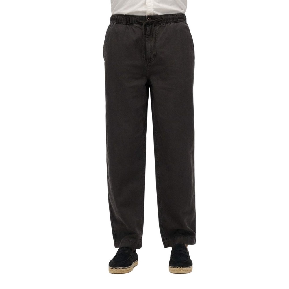 SUPERDRY D2 STUD MERCHANT DRAWSTRING PANT ΠΑΝΤΕΛΟΝΙ ΑΝΔΡΙΚΟ WASHED BLACK