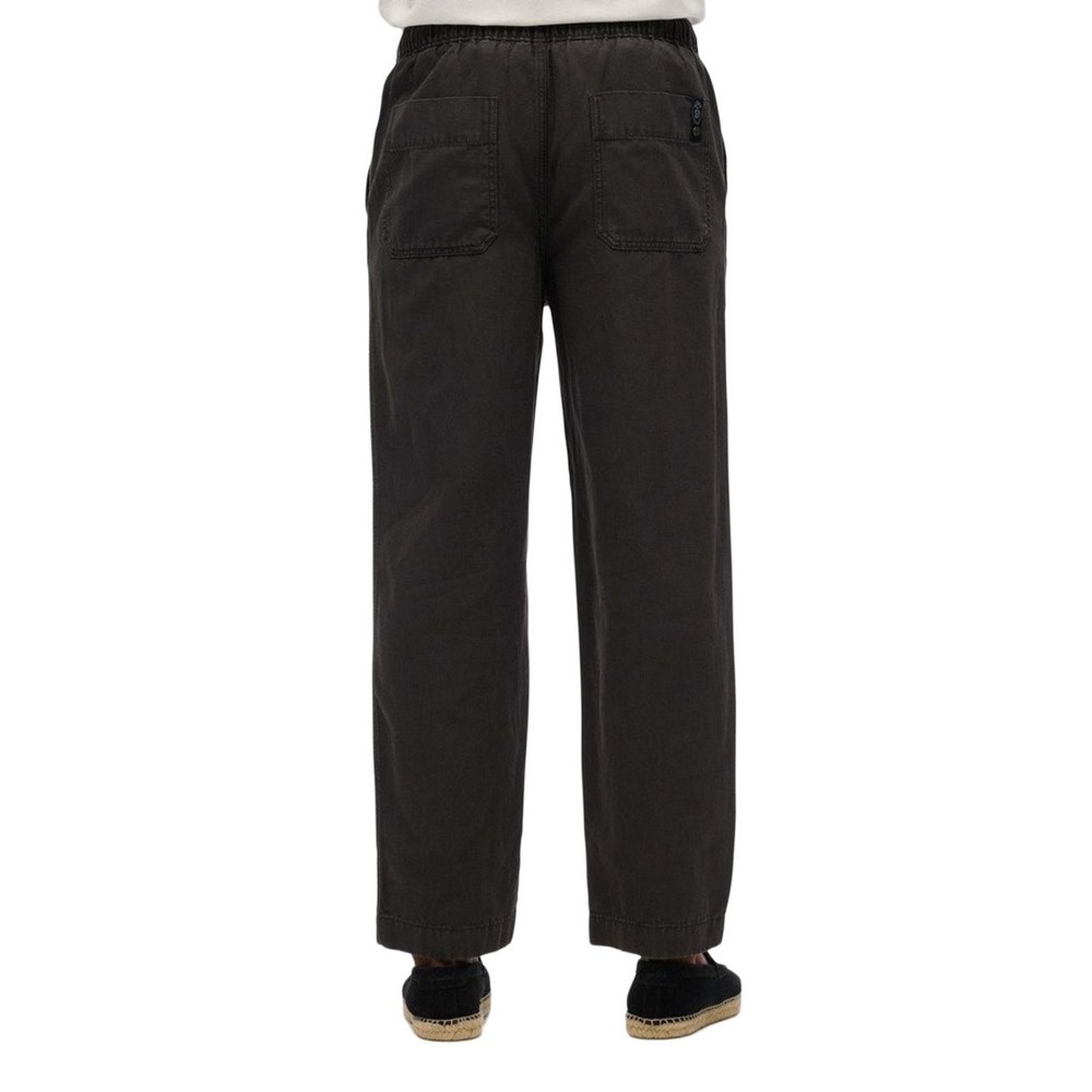 SUPERDRY D2 STUD MERCHANT DRAWSTRING PANT ΠΑΝΤΕΛΟΝΙ ΑΝΔΡΙΚΟ WASHED BLACK