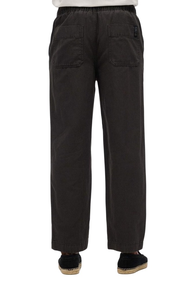 SUPERDRY D2 STUD MERCHANT DRAWSTRING PANT ΠΑΝΤΕΛΟΝΙ ΑΝΔΡΙΚΟ WASHED BLACK