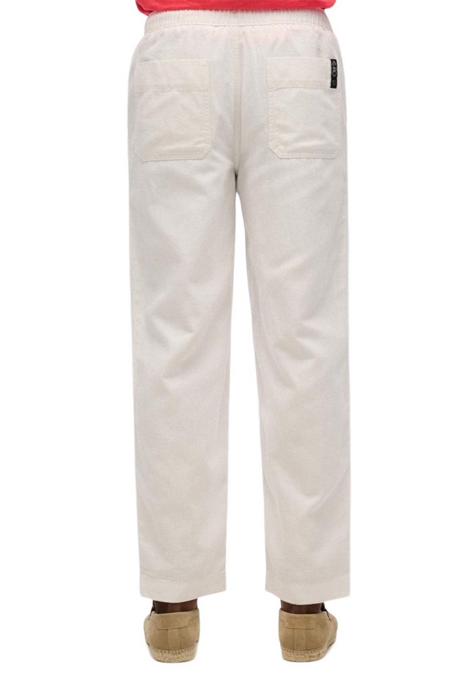 SUPERDRY D2 STUD MERCHANT DRAWSTRING PANT ΠΑΝΤΕΛΟΝΙ ΑΝΔΡΙΚΟ WHITE