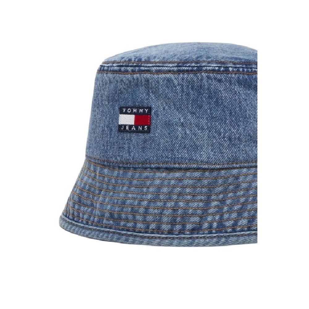 TOMMY JEANS HERITAGE DENIM BUCKET ΚΑΠΕΛΟ ΑΝΔΡΙΚΟ BLUΕ DENIM