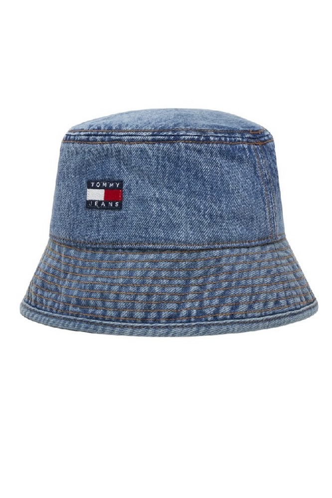 TOMMY JEANS HERITAGE DENIM BUCKET ΚΑΠΕΛΟ ΑΝΔΡΙΚΟ BLUΕ DENIM