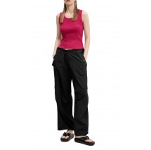 TOMMY JEANS  SLIM SCRIPT RIB TANK TOP ΤΟΠ ΓΥΝΑΙΚΕΙΟ BERRY