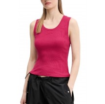 TOMMY JEANS  SLIM SCRIPT RIB TANK TOP ΤΟΠ ΓΥΝΑΙΚΕΙΟ BERRY