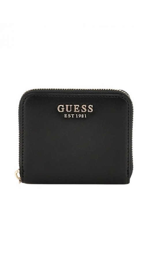 GUESS LAUREL SLG SMALL ZIP AROUND ΠΟΡΤΟΦΟΛΙ ΓΥΝΑΙΚΕΙΟ BLACK