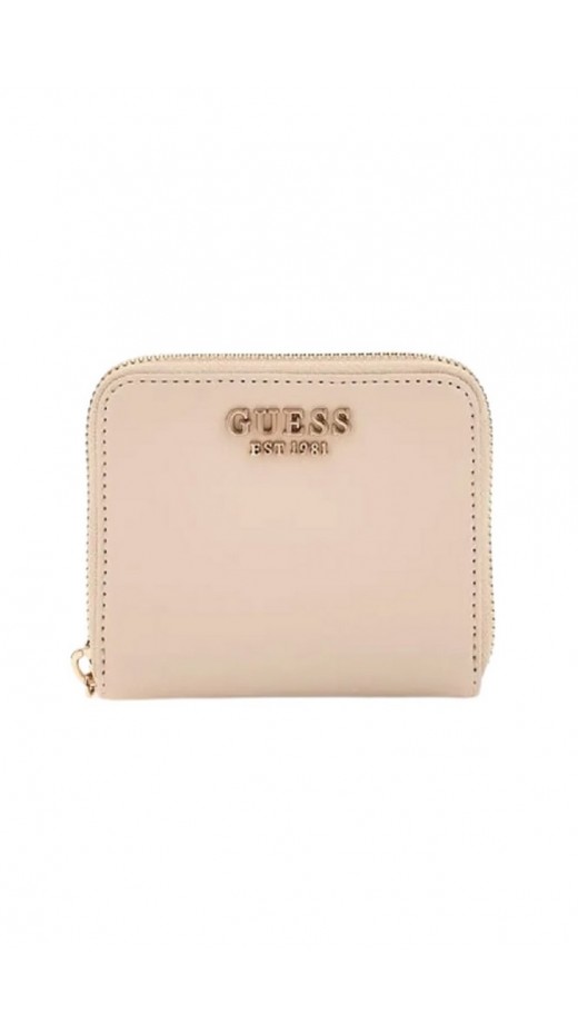 GUESS LAUREL SLG SMALL ZIP AROUND ΑΞΕΣΟΥΑΡ ΠΟΡΤΟΦΟΛΙ ΓΥΝΑΙΚΕΙΟ ECRU