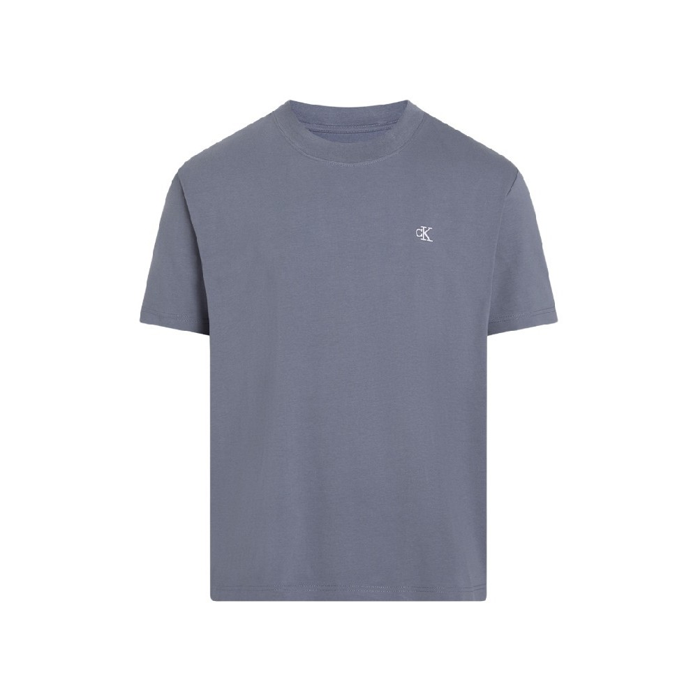 CALVIN KLEIN JEANS SERIF FONT GRAPHIC TEE T-SHIRT ΜΠΛΟΥΖΑ ΑΝΔΡΙΚΗ GREY