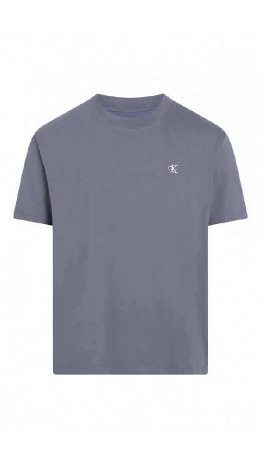 CALVIN KLEIN JEANS SERIF FONT GRAPHIC TEE T-SHIRT ΜΠΛΟΥΖΑ ΑΝΔΡΙΚΗ GREY