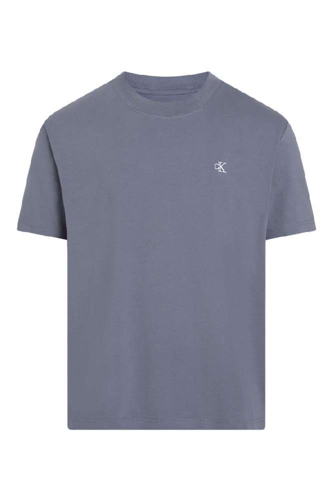 CALVIN KLEIN JEANS SERIF FONT GRAPHIC TEE T-SHIRT ΜΠΛΟΥΖΑ ΑΝΔΡΙΚΗ GREY