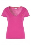 U.S.POLO ASSN BELL 000149 EH03 L.J. SHORT SLEEVES T SHIRT ΜΠΛΟΥΖΑ ΓΥΝΑΙΚΕΙΑ FUCSIA