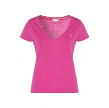 U.S.POLO ASSN BELL 000149 EH03 L.J. SHORT SLEEVES T SHIRT ΜΠΛΟΥΖΑ ΓΥΝΑΙΚΕΙΑ FUCSIA