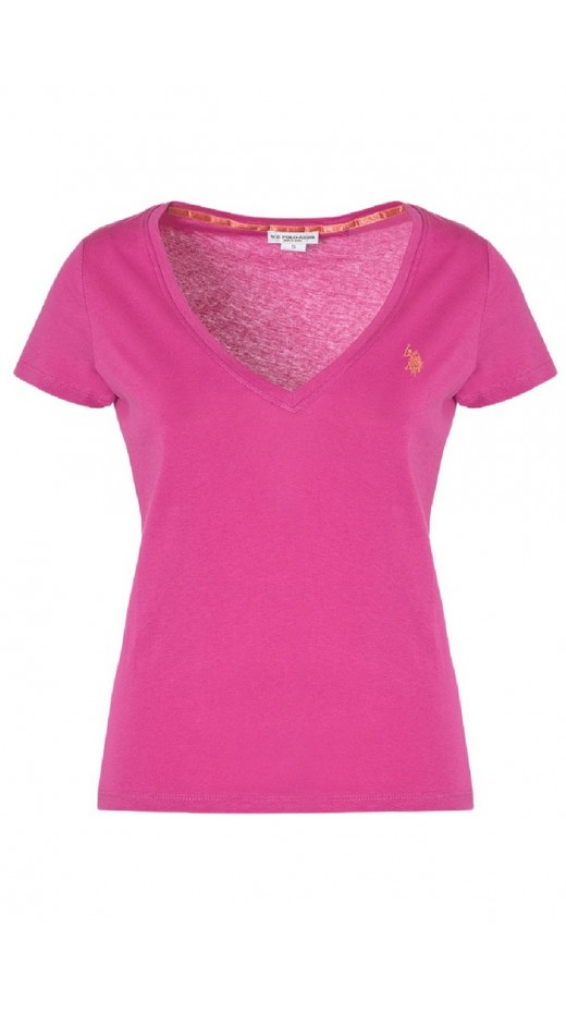 U.S.POLO ASSN BELL 000149 EH03 L.J. SHORT SLEEVES T SHIRT ΜΠΛΟΥΖΑ ΓΥΝΑΙΚΕΙΑ FUCSIA