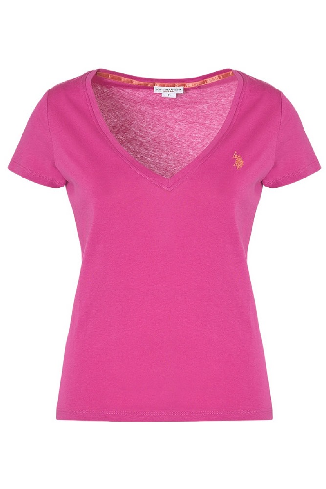 U.S.POLO ASSN BELL 000149 EH03 L.J. SHORT SLEEVES T SHIRT ΜΠΛΟΥΖΑ ΓΥΝΑΙΚΕΙΑ FUCSIA