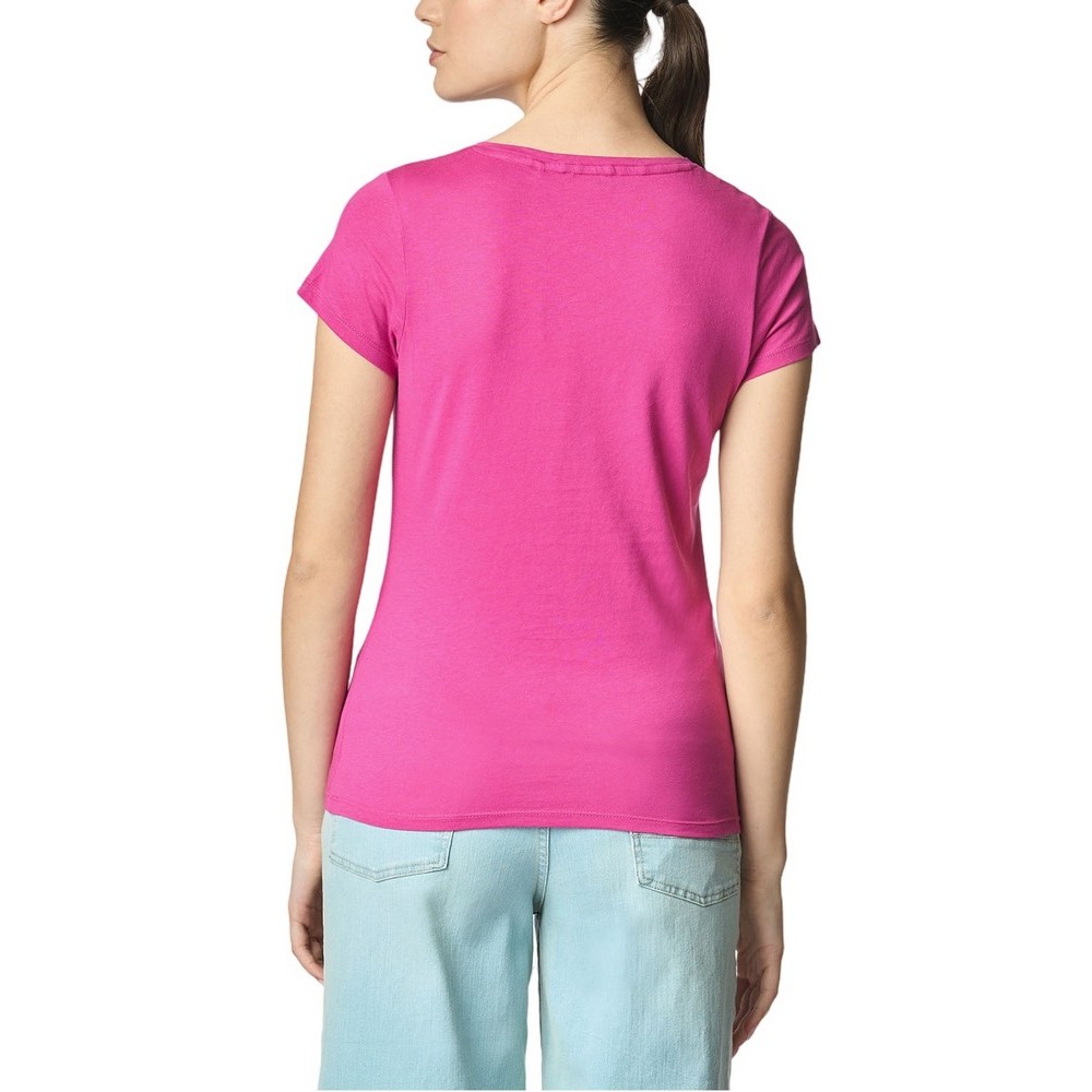 U.S.POLO ASSN BELL 000149 EH03 L.J. SHORT SLEEVES T SHIRT ΜΠΛΟΥΖΑ ΓΥΝΑΙΚΕΙΑ FUCSIA