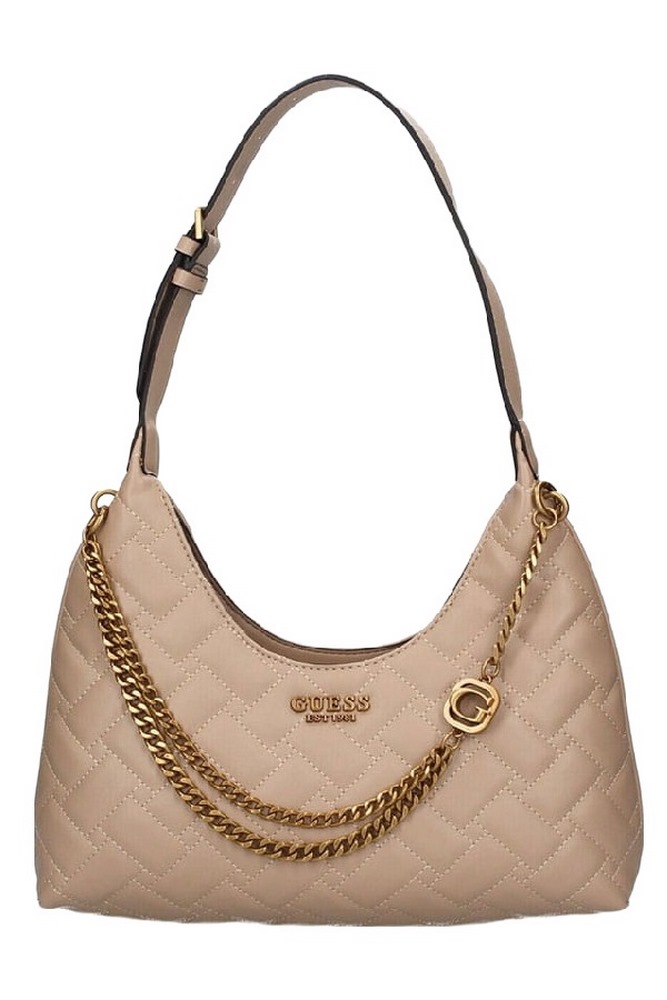 GUESS GRACELYNN HOBO ΤΣΑΝΤΑ ΓΥΝΑΙΚΕΙΑ BEIGE