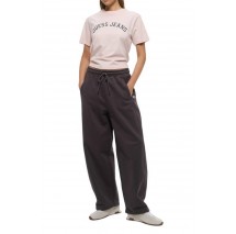 GUESS JEANS SS CN BOXY COLLEGIATE TEE ΜΠΛΟΥΖΑ ΓΥΝΑΙΚΕΙΑ PINK