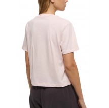 GUESS JEANS SS CN BOXY COLLEGIATE TEE ΜΠΛΟΥΖΑ ΓΥΝΑΙΚΕΙΑ PINK