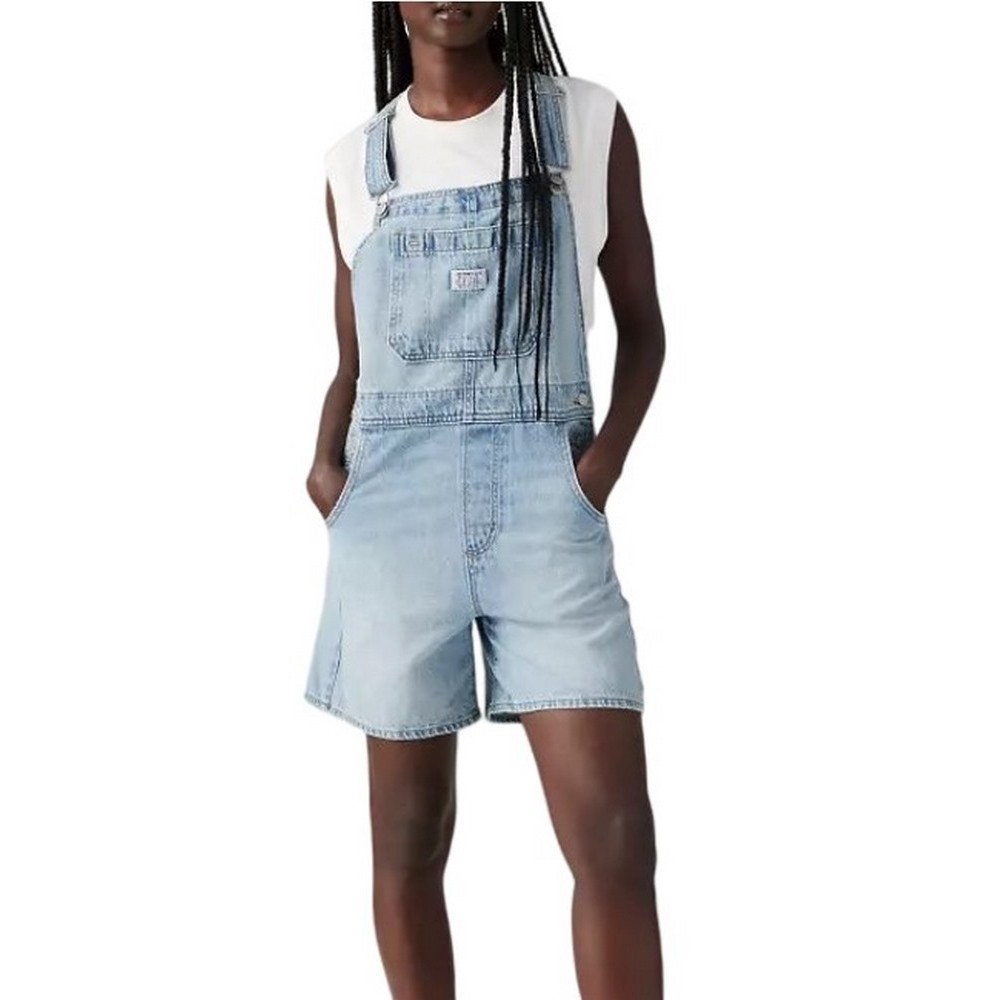 LEVIS UTILITY SHORTALL 001UY0000 ΣΑΛΟΠΕΤΑ ΣΟΡΤΣ ΓΥΝΑΙΚΕΙΟ INDIGO