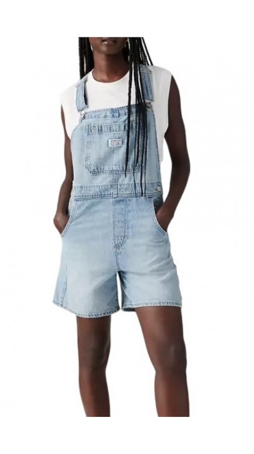 LEVIS UTILITY SHORTALL 001UY0000 ΣΑΛΟΠΕΤΑ ΣΟΡΤΣ ΓΥΝΑΙΚΕΙΟ INDIGO