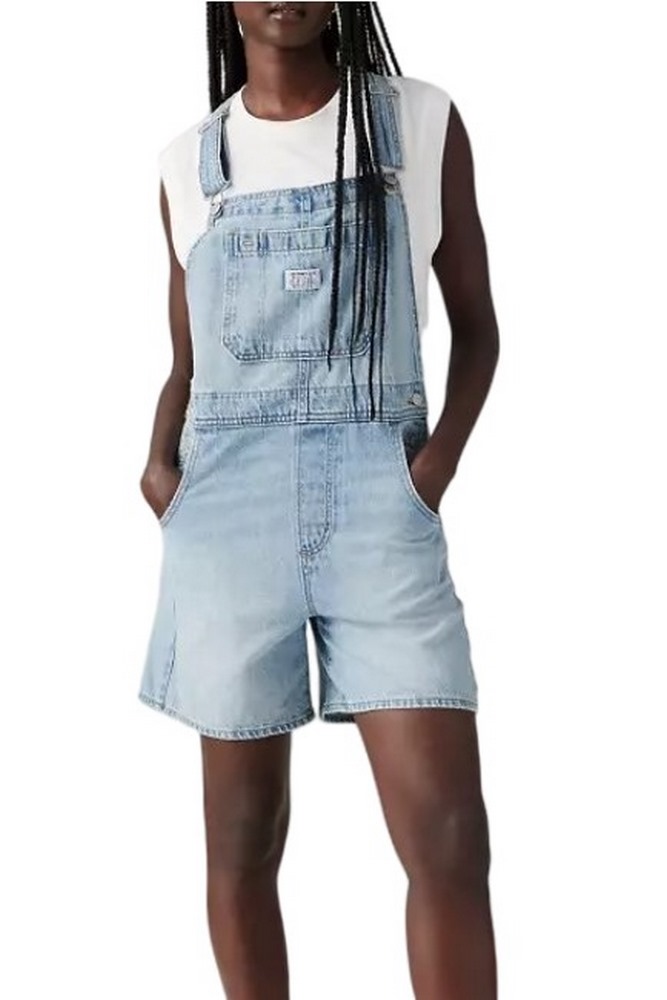 LEVIS UTILITY SHORTALL 001UY0000 ΣΑΛΟΠΕΤΑ ΣΟΡΤΣ ΓΥΝΑΙΚΕΙΟ INDIGO